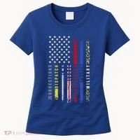 First Responders Hero Flag Nurse Ems Police Fire Military Cool Gift Women's T-Shirt thumb 0