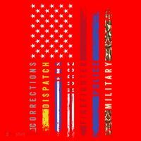 First Responders Hero Flag Nurse Ems Police Fire Military Cool Gift Santa Hat thumb 1