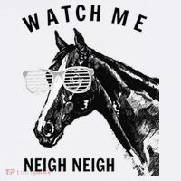 Funny Race Horse Watch Me Neigh Neigh Women's Hoodie thumb 2