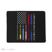 First Responders Hero Flag Nurse EMS Police Fire Military Mousepad thumb 0