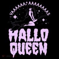 Funny Retro Halloween Yaaas Hallo Queen Witch Sweatshirt thumb 3