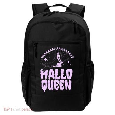 Funny Retro Halloween Yaaas Hallo Queen Witch Backpack