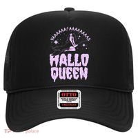 Funny Retro Halloween Yaaas Hallo Queen Witch Hat thumb 0
