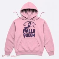Funny Retro Halloween Yaaas Hallo Queen Witch Hoodie thumb 0