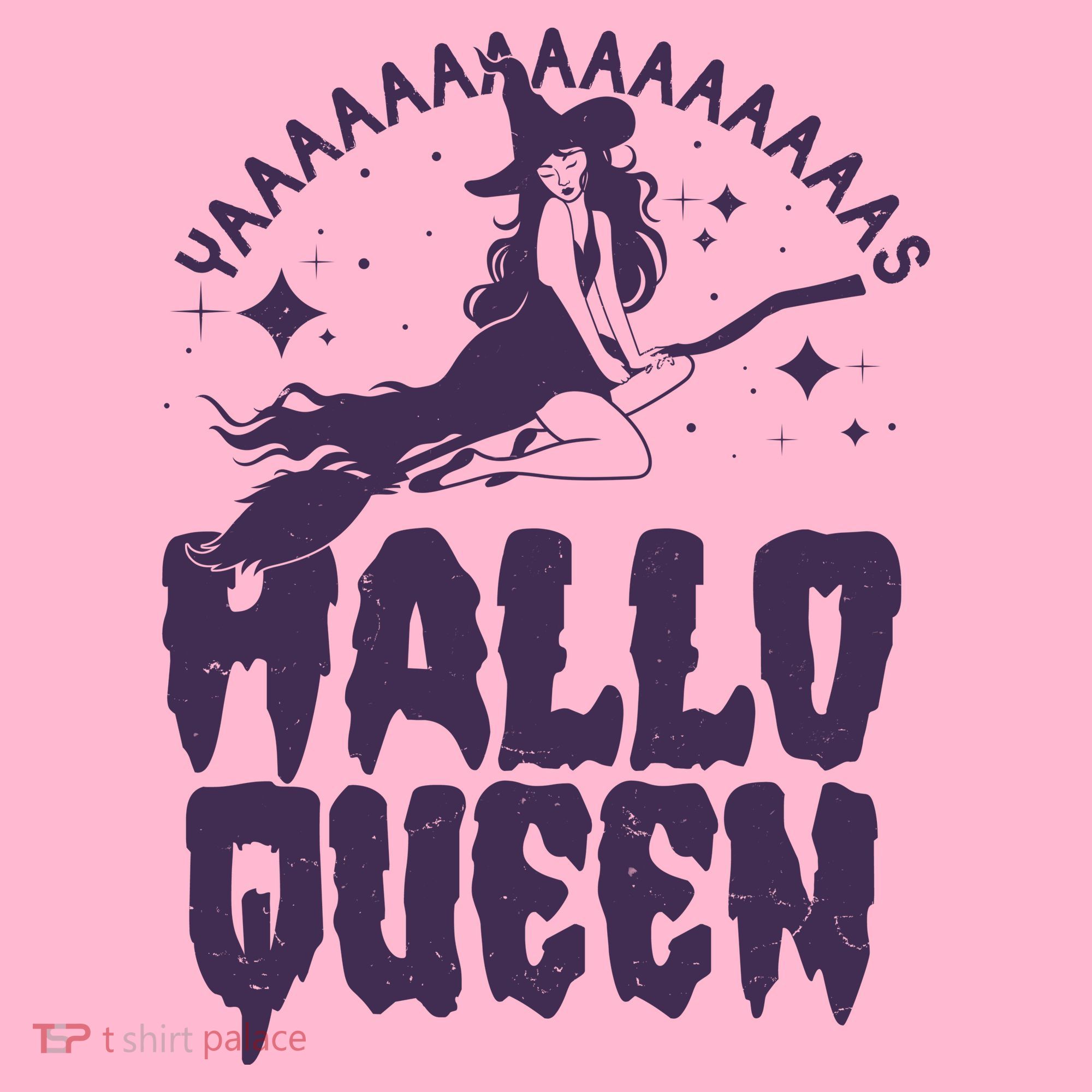 Funny Retro Halloween Yaaas Hallo Queen Witch Hoodie