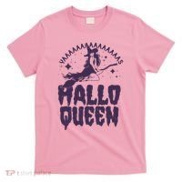 Funny Retro Halloween Yaaas Hallo Queen Witch T-Shirt thumb 0