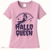Funny Retro Halloween Yaaas Hallo Queen Witch Women's T-Shirt thumb 0