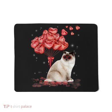 Funny Ragdoll Heart Valentines Day Cat Dad Mom Gift Mousepad