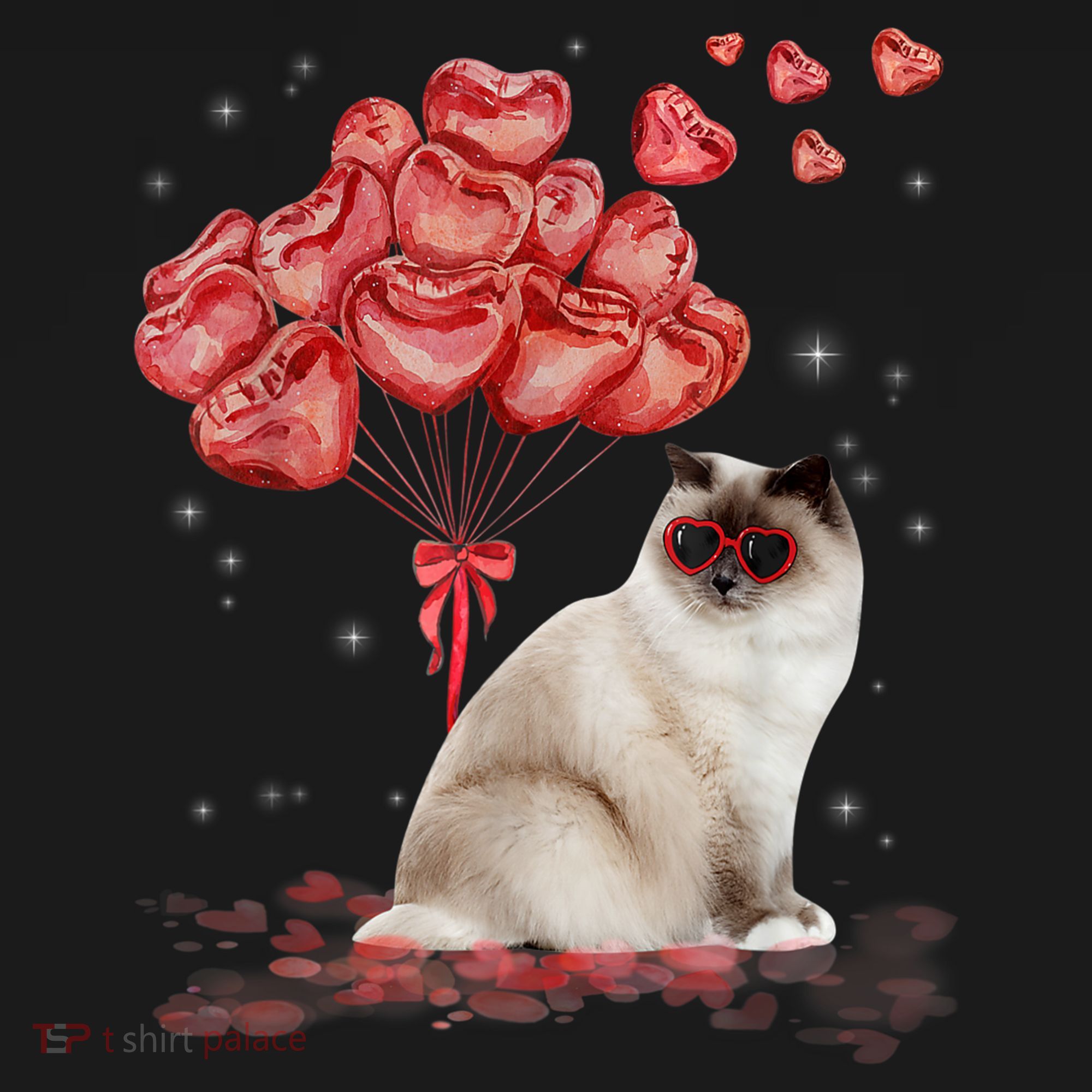 Funny Ragdoll Heart Valentines Day Cat Dad Mom Gift Visor