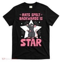 Funny Rat Humor Gift Rats Spelt Backwards Is Star T-Shirt thumb 0