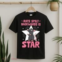 Funny Rat Humor Gift Rats Spelt Backwards Is Star T-Shirt thumb 2
