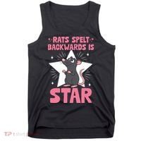 Funny Rat Humor Gift Rats Spelt Backwards Is Star Tank Top thumb 0