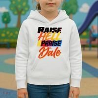 Funny Raise Hell Praise Dale Gift Kids Hoodie thumb 3