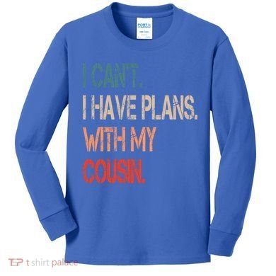 Funny Redneck Hillbilly Alabama Cousin Gift Kids Long Sleeve Shirt