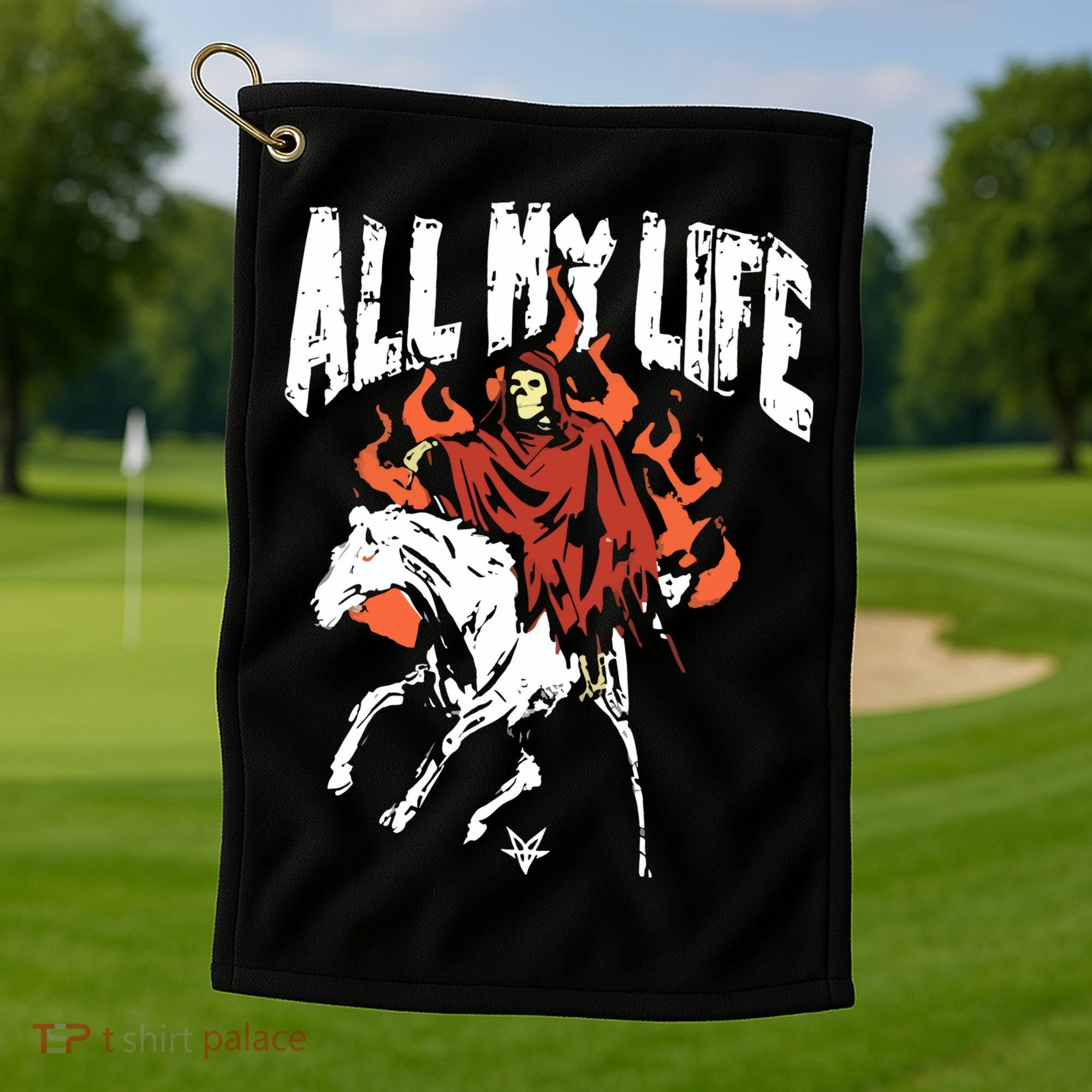 Fallinginreverse Reaper Horse Golf Towel