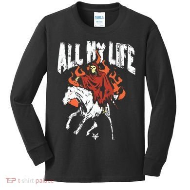 Fallinginreverse Reaper Horse Kids Long Sleeve Shirt