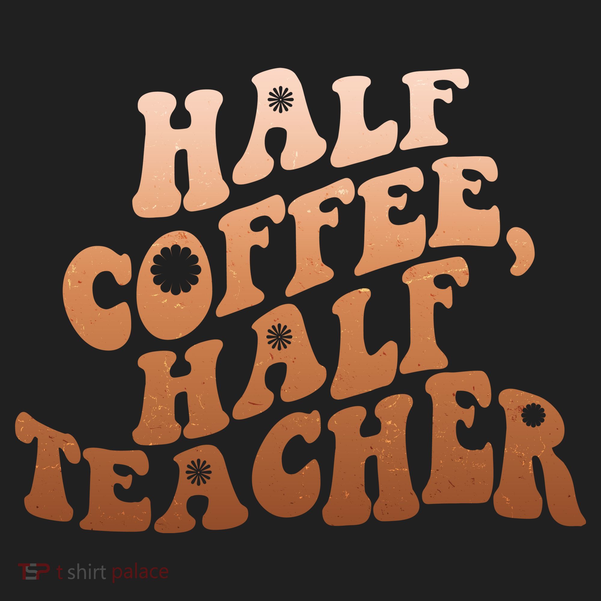 Funny Retro Half Coffee Half Teacher Hat