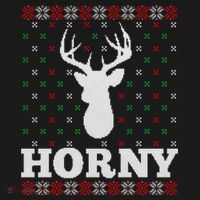 Funny Reindeer Horny Ugly Christmas Gift Xmas Gift Women's Hoodie thumb 2