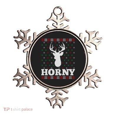 Funny Reindeer Horny Ugly Christmas Gift Xmas Gift Ornament