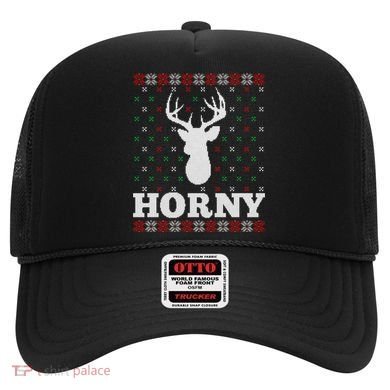 Funny Reindeer Horny Ugly Christmas Gift Xmas Gift Hat