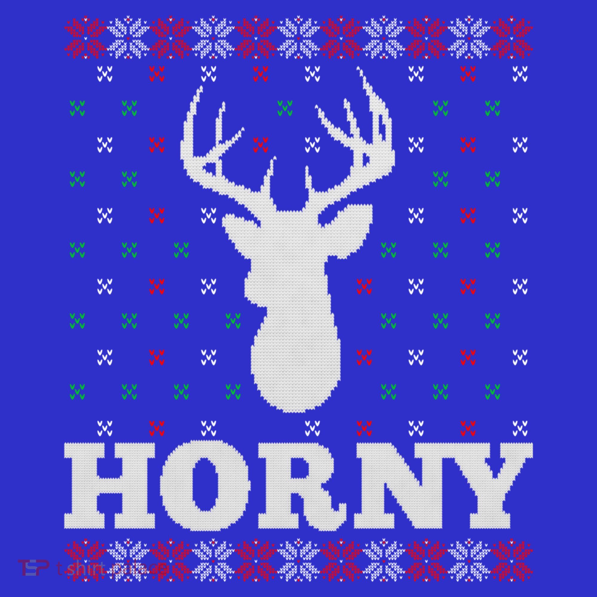 Funny Reindeer Horny Ugly Christmas Gift Xmas Gift Coaster