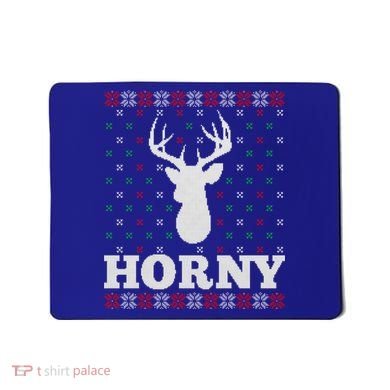 Funny Reindeer Horny Ugly Christmas Gift Xmas Gift Mousepad