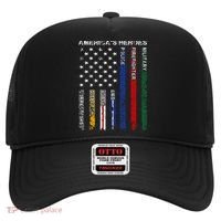 First Responders Hero Flag Nurse EMS Police Fire Military Hat thumb 0