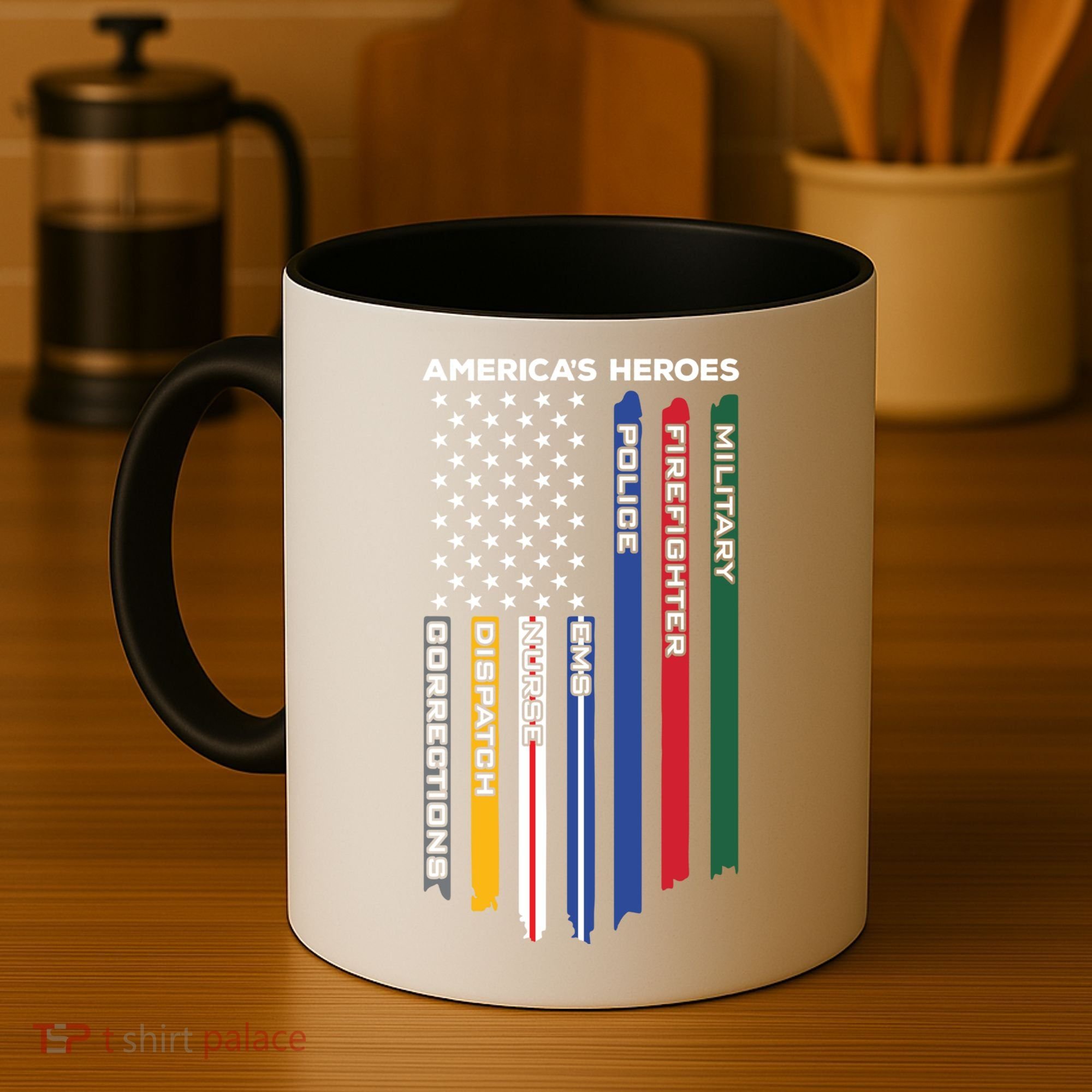 First Responders Heroes Police Military Firefighter Nurses Great Gift Coffee Mug