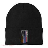 First Responders Heroes Police Military Firefighter Nurses Great Gift Beanie thumb 0