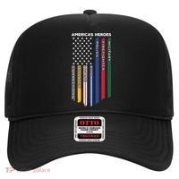 First Responders Heroes Police Military Firefighter Nurses Great Gift Hat thumb 0