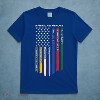 First Responders Heroes Police Military Firefighter Nurses Great Gift T-Shirt thumb 5
