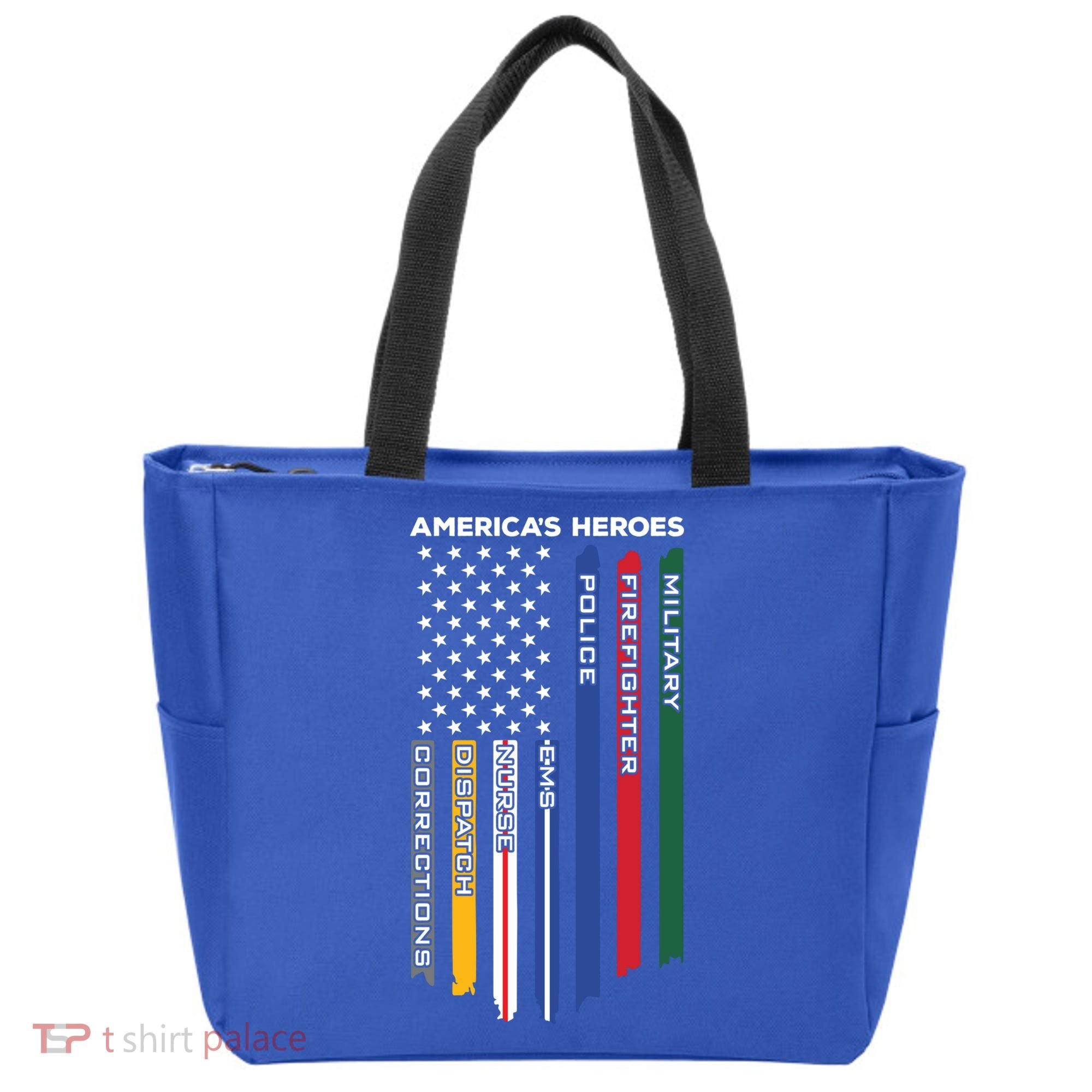 First Responders Heroes Police Military Firefighter Nurses Great Gift Tote Bag