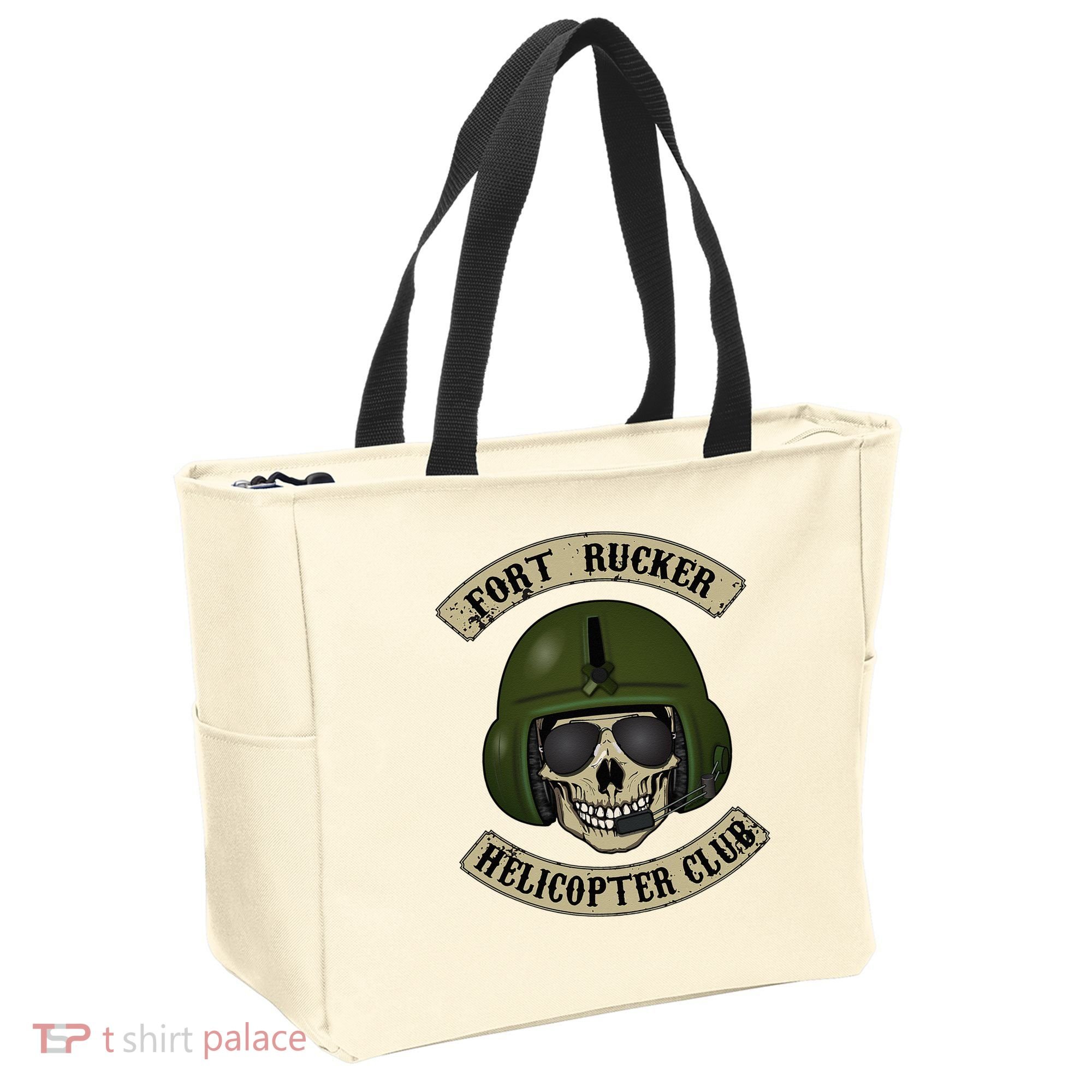 Fort Rucker Helicopter Club Tote Bag