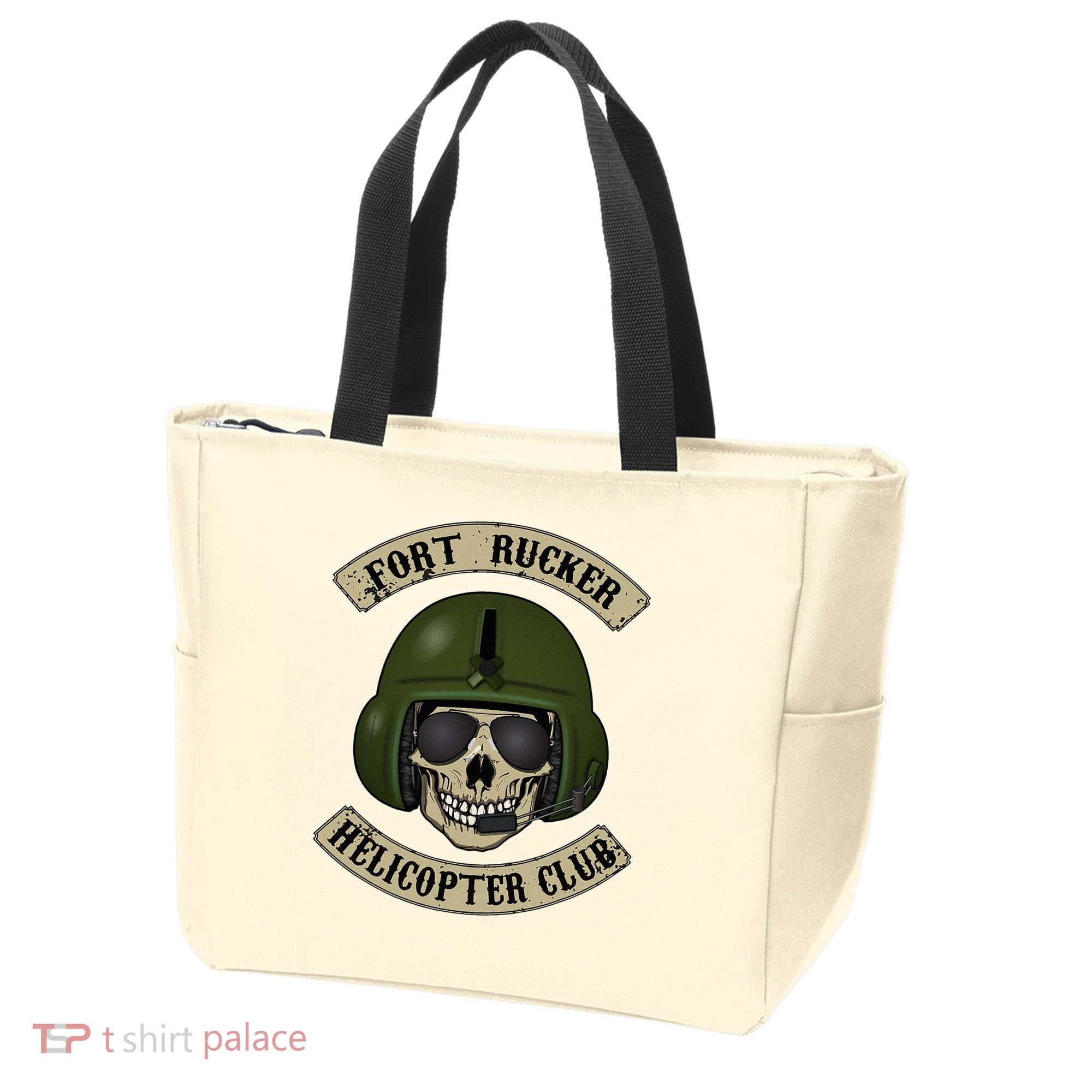 Fort Rucker Helicopter Club Tote Bag