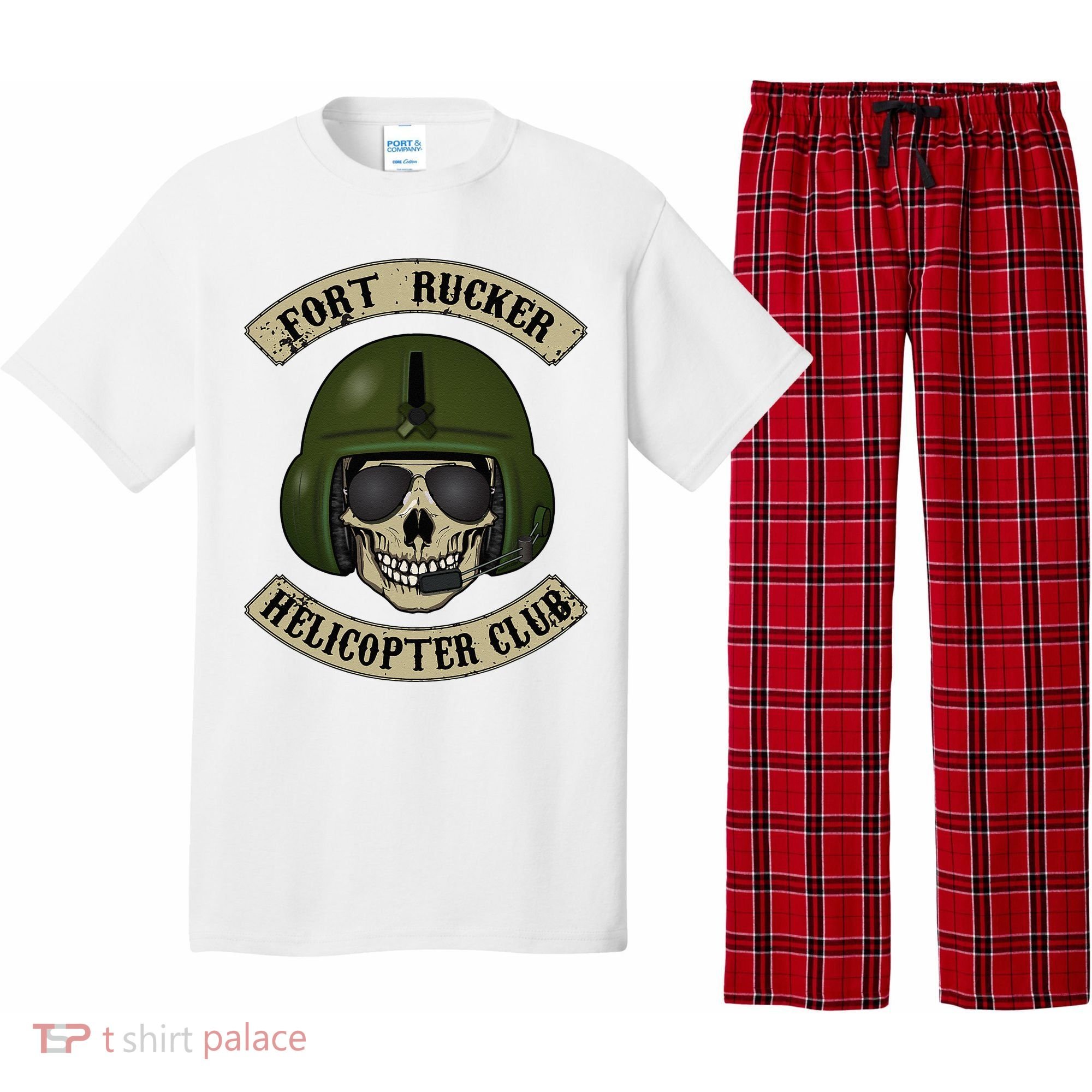 Fort Rucker Helicopter Club Pajama Set