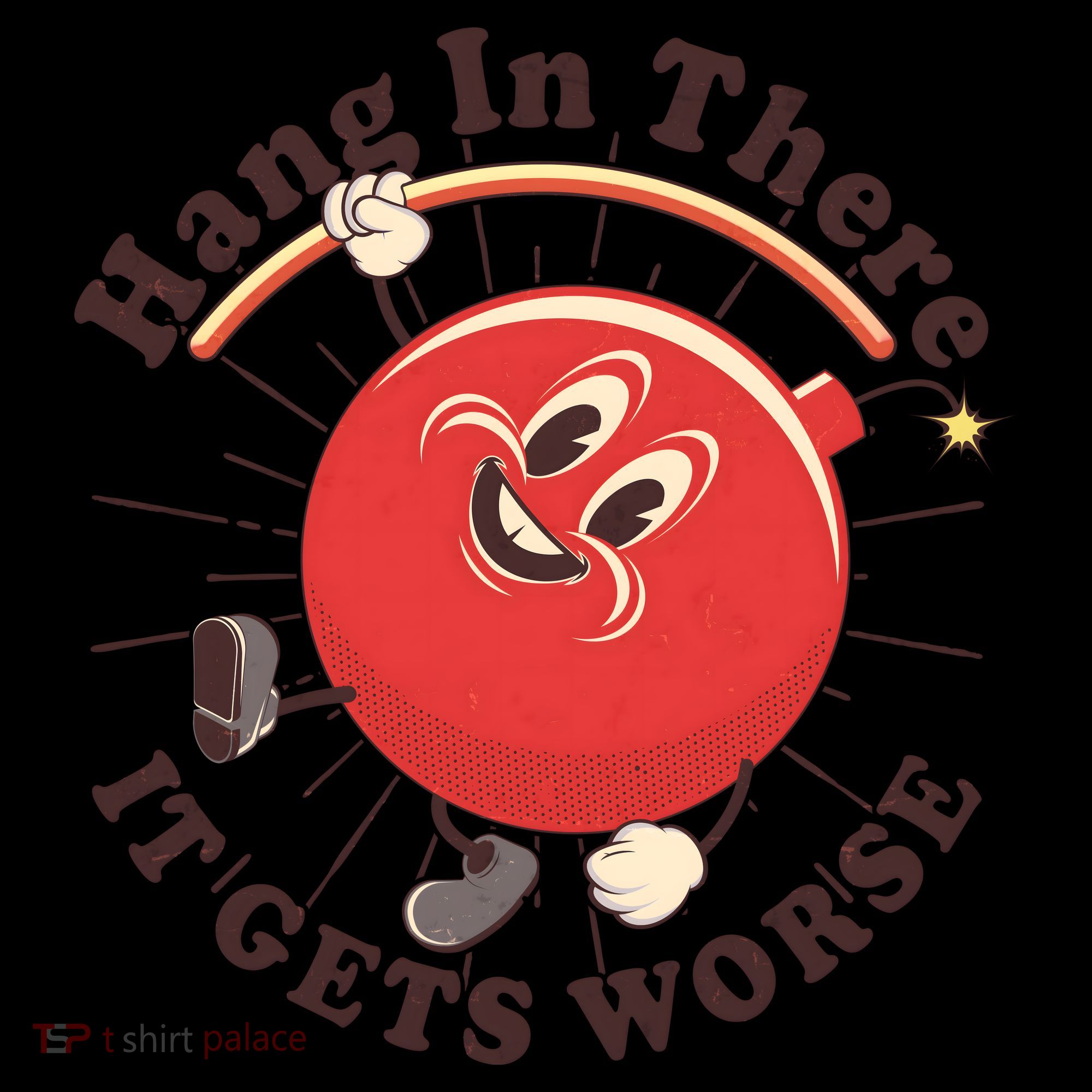 Funny Retro Hang In There It Gets Worse Coffee Mug