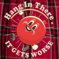 Funny Retro Hang In There It Gets Worse Men's Flannel Plaid Pajama Pants thumb 2