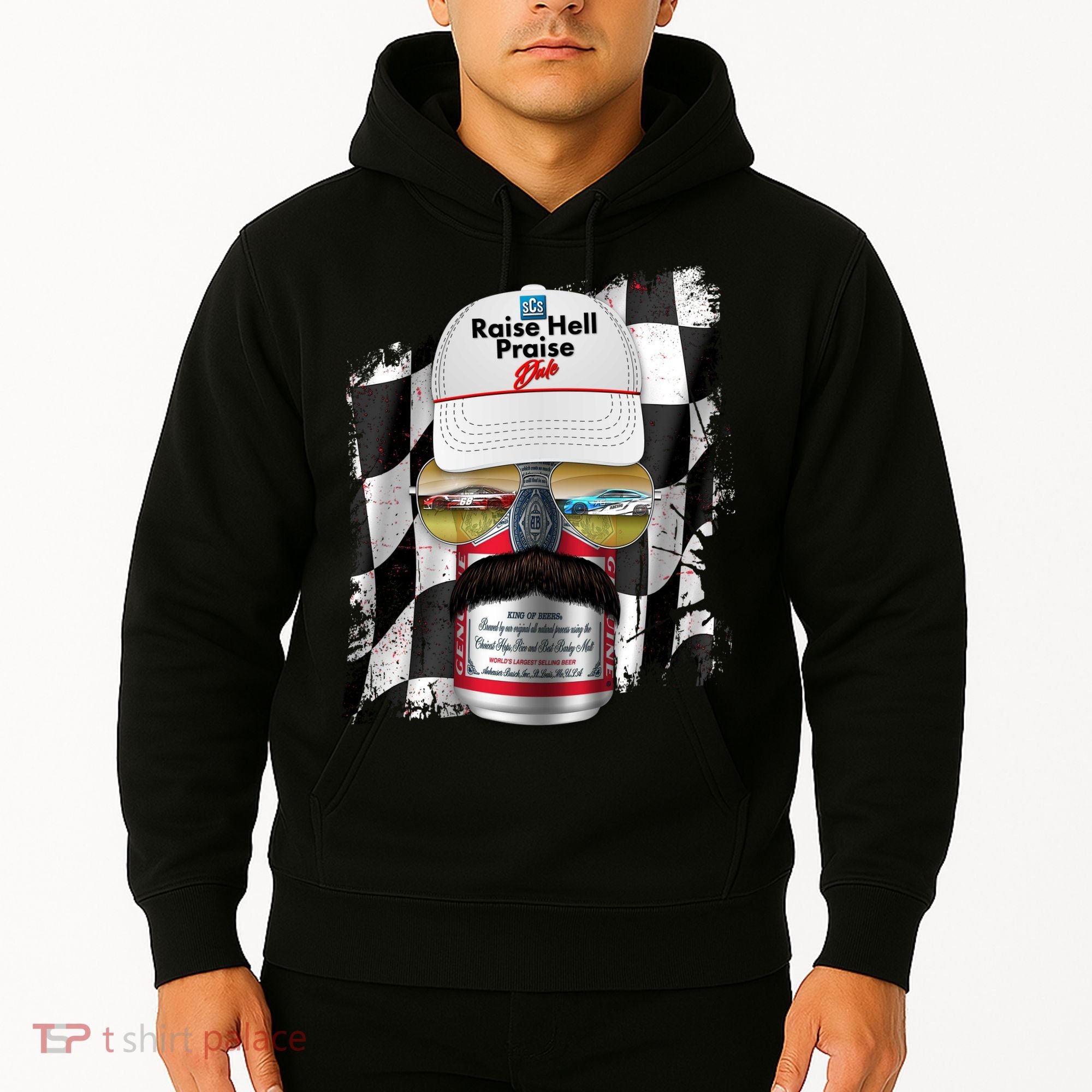Funny Raise Hell Praise Dale Beer Can Hoodie