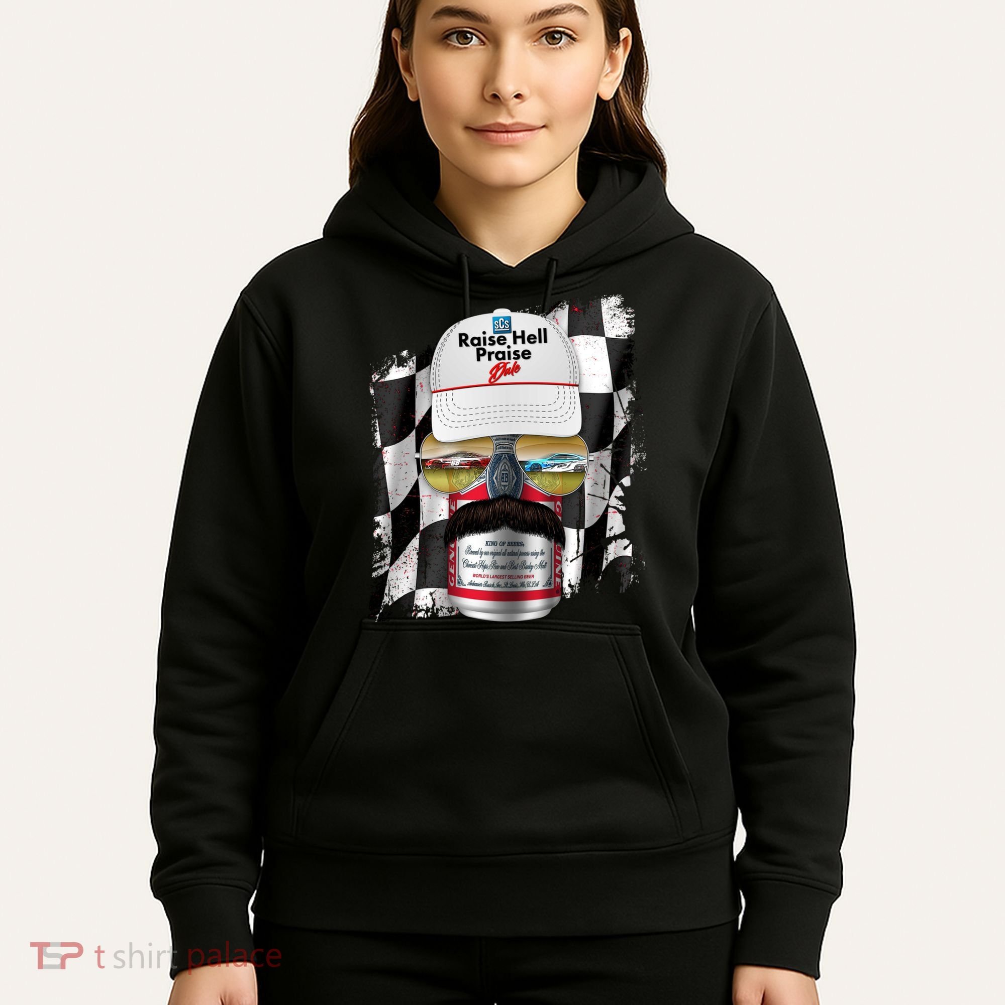 Funny Raise Hell Praise Dale Beer Can Hoodie