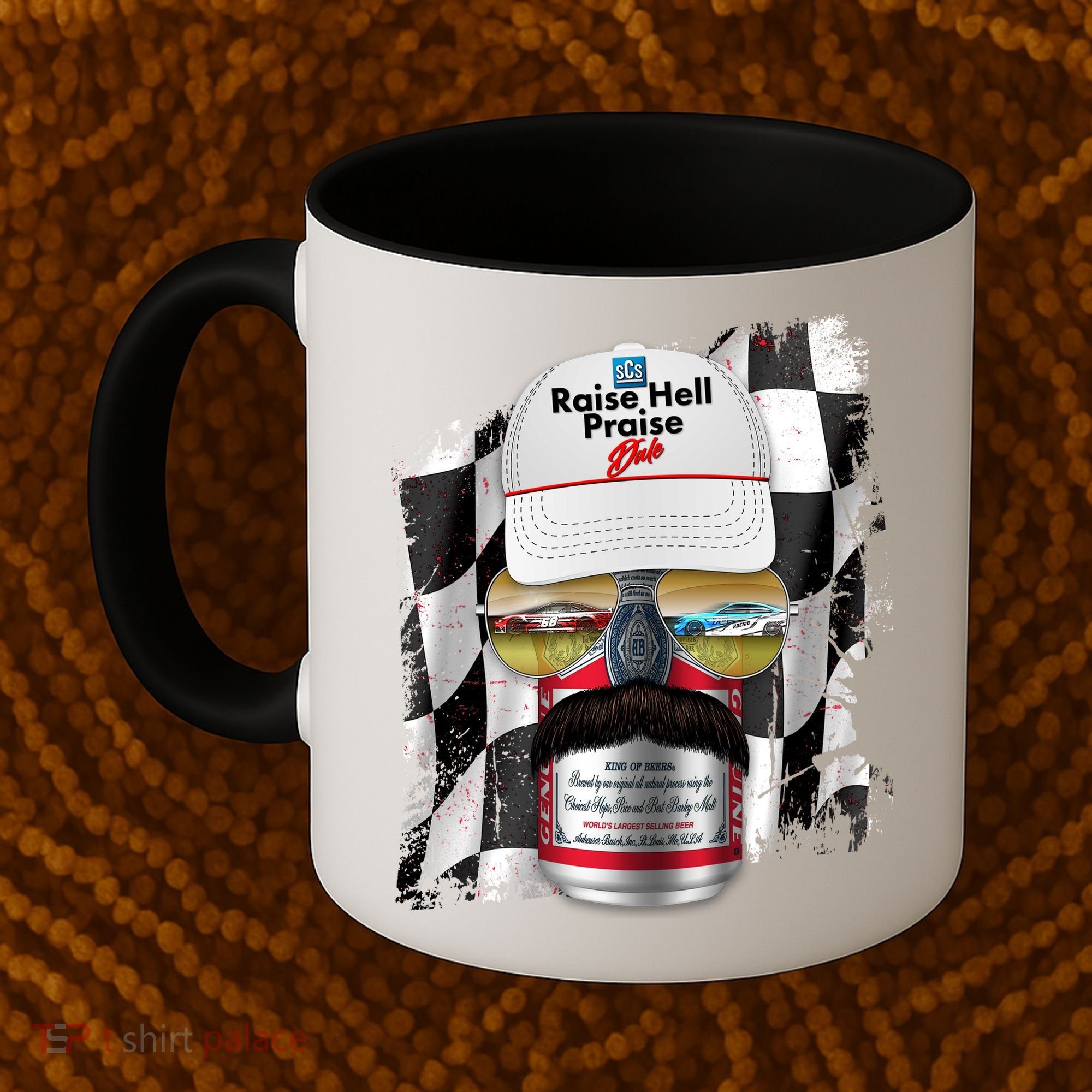 Funny Raise Hell Praise Dale Beer Can Coffee Mug