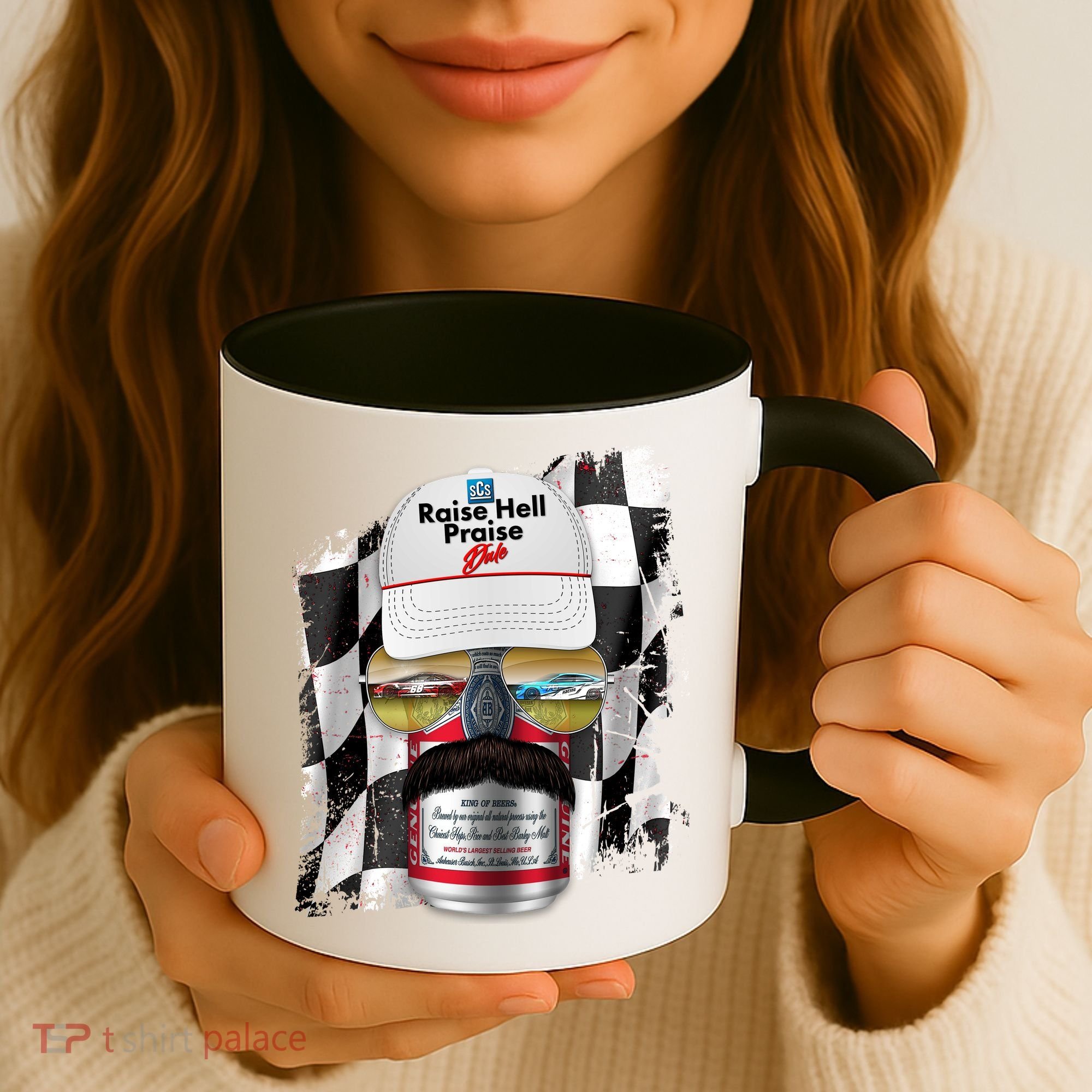 Funny Raise Hell Praise Dale Beer Can Coffee Mug