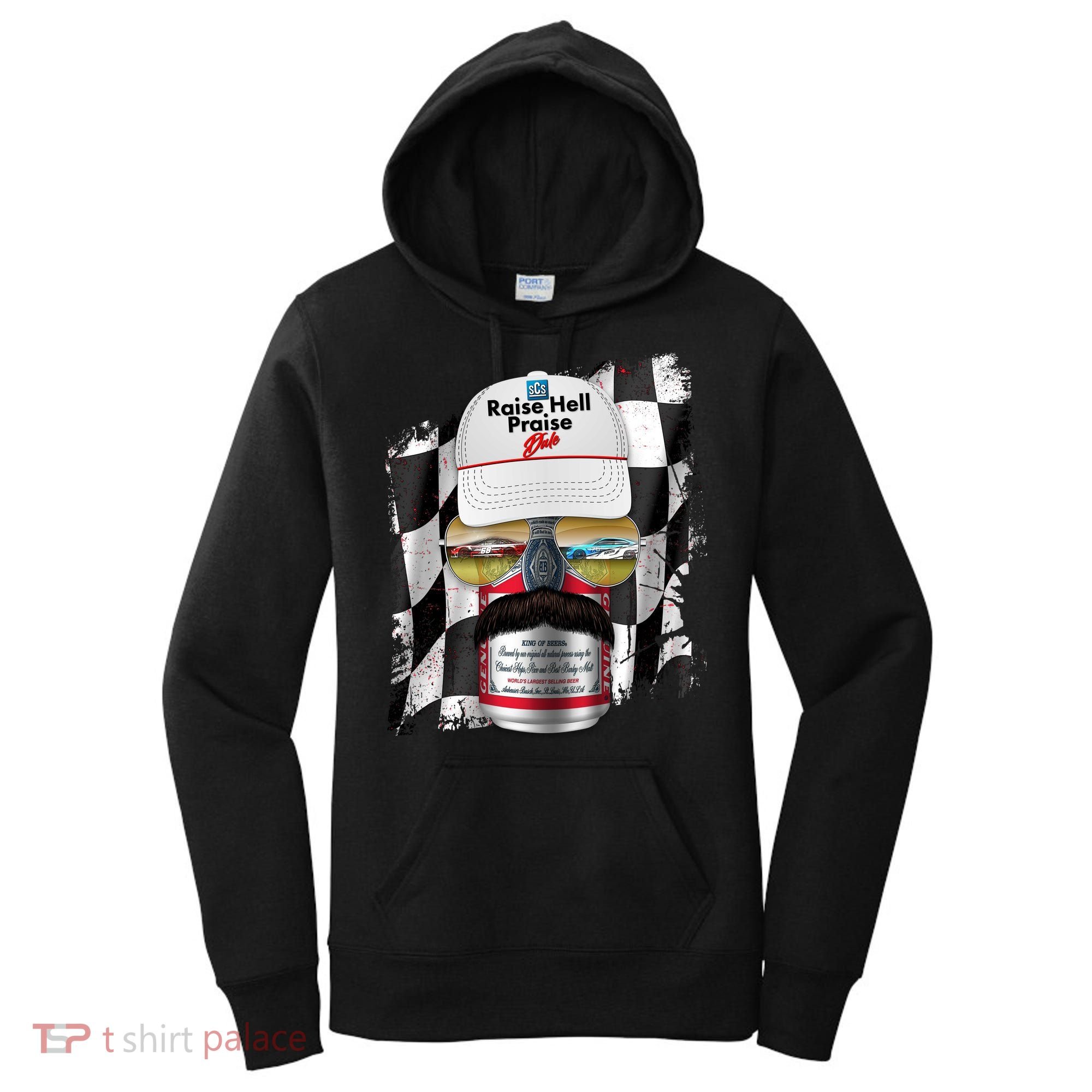 Funny Raise Hell Praise Dale Beer Can Women's Hoodie