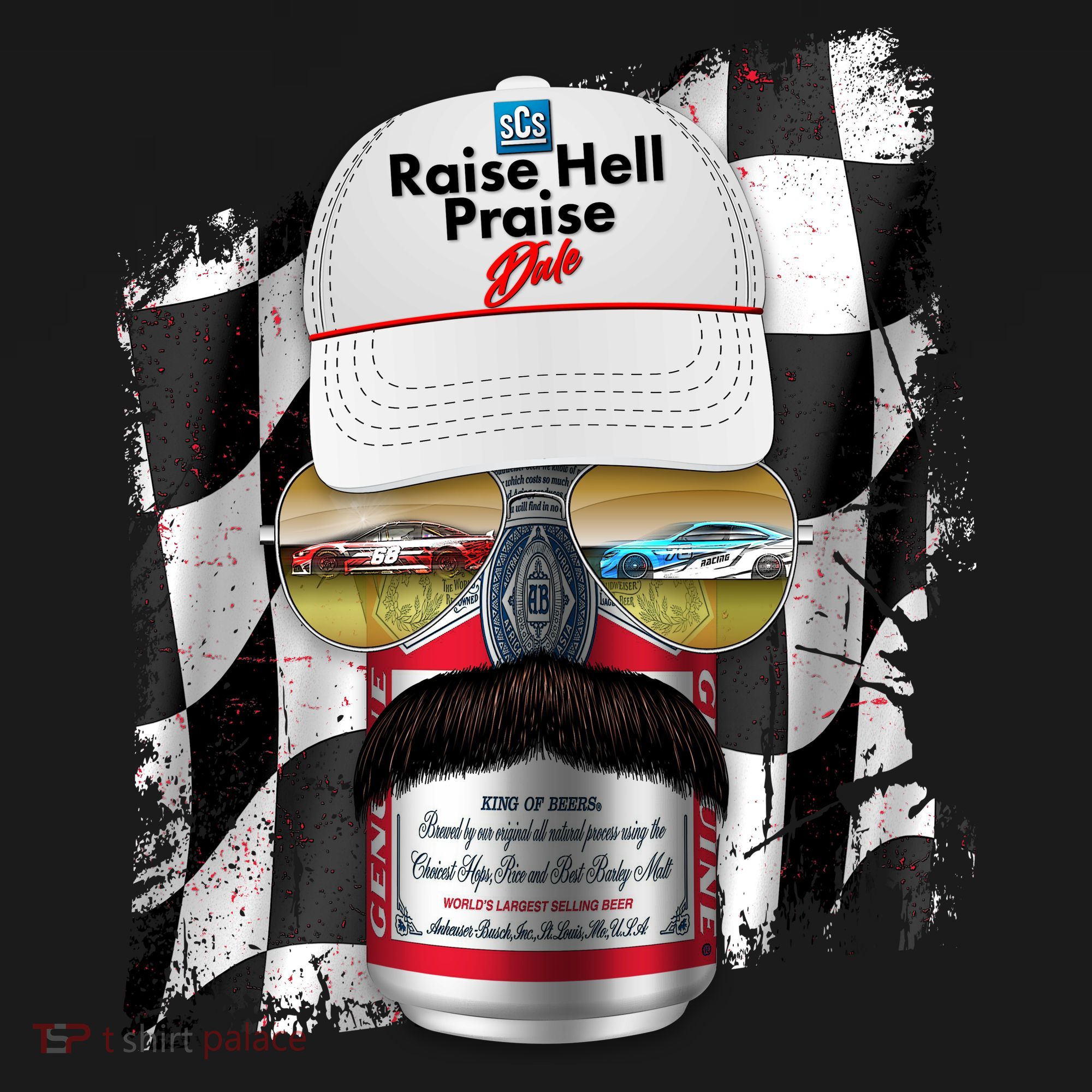 Funny Raise Hell Praise Dale Beer Can Ornament