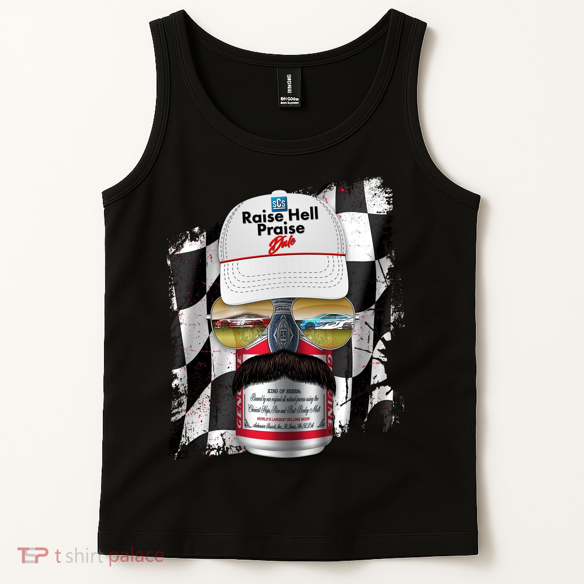 Funny Raise Hell Praise Dale Beer Can Tank Top