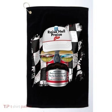 Funny Raise Hell Praise Dale Beer Can Golf Towel