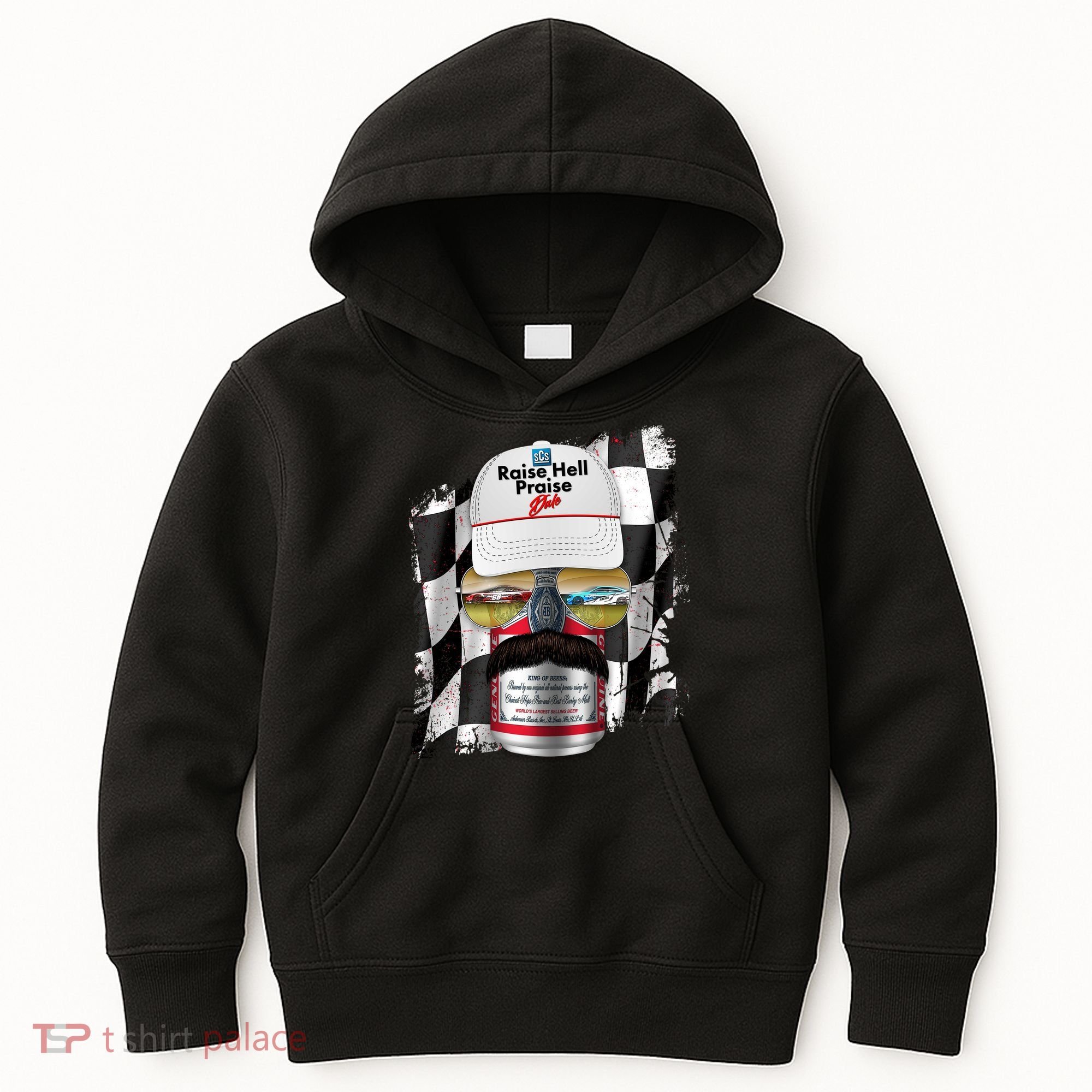 Funny Raise Hell Praise Dale Beer Can Kids Hoodie