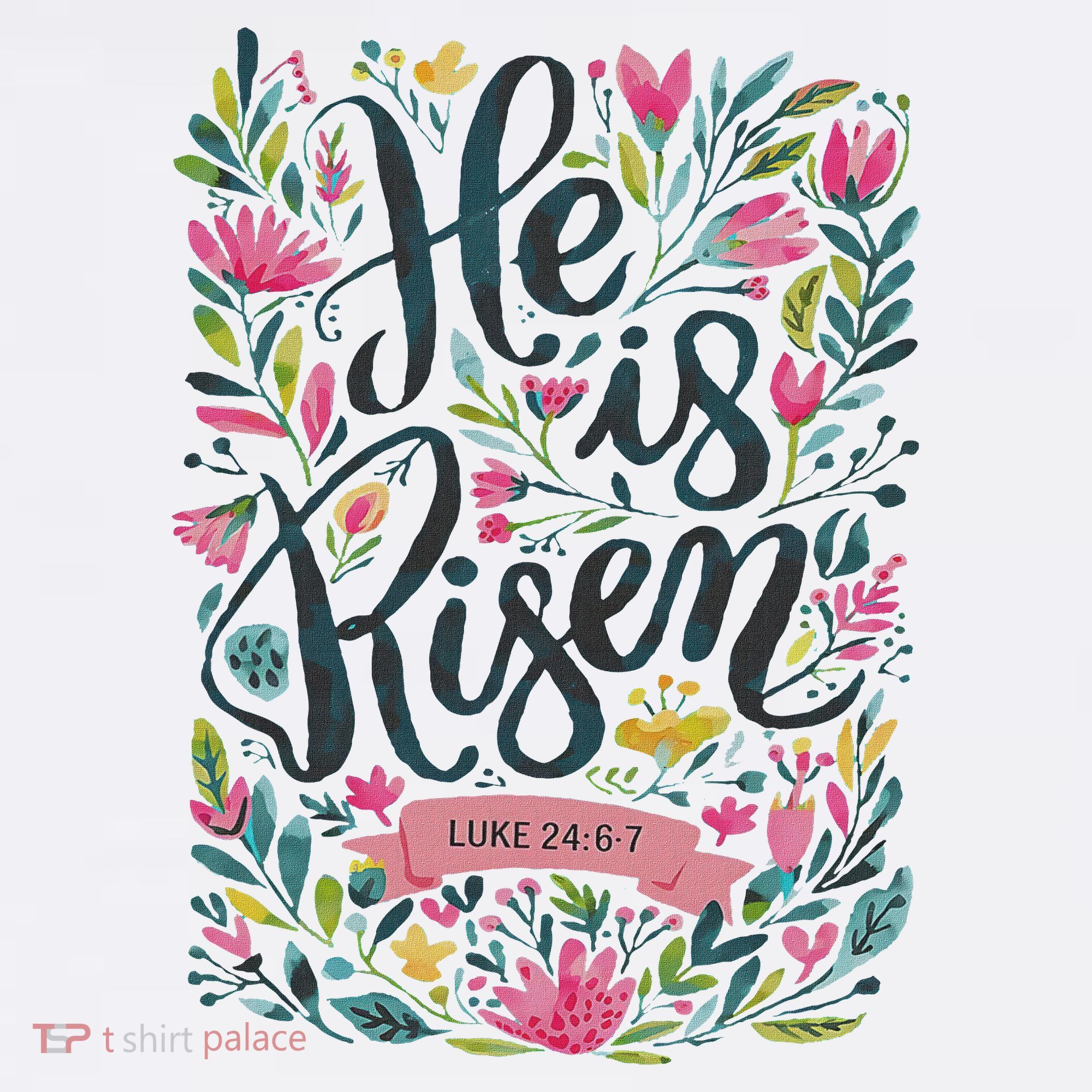Floral Religious He Is Risen Christian Happy Easter Baby Bodysuit