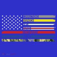 First Responders Hero Flag Nurse Ems Police Fire Military Gift Long Sleeve Shirt thumb 2