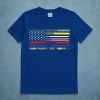 First Responders Hero Flag Nurse Ems Police Fire Military Gift T-Shirt thumb 5