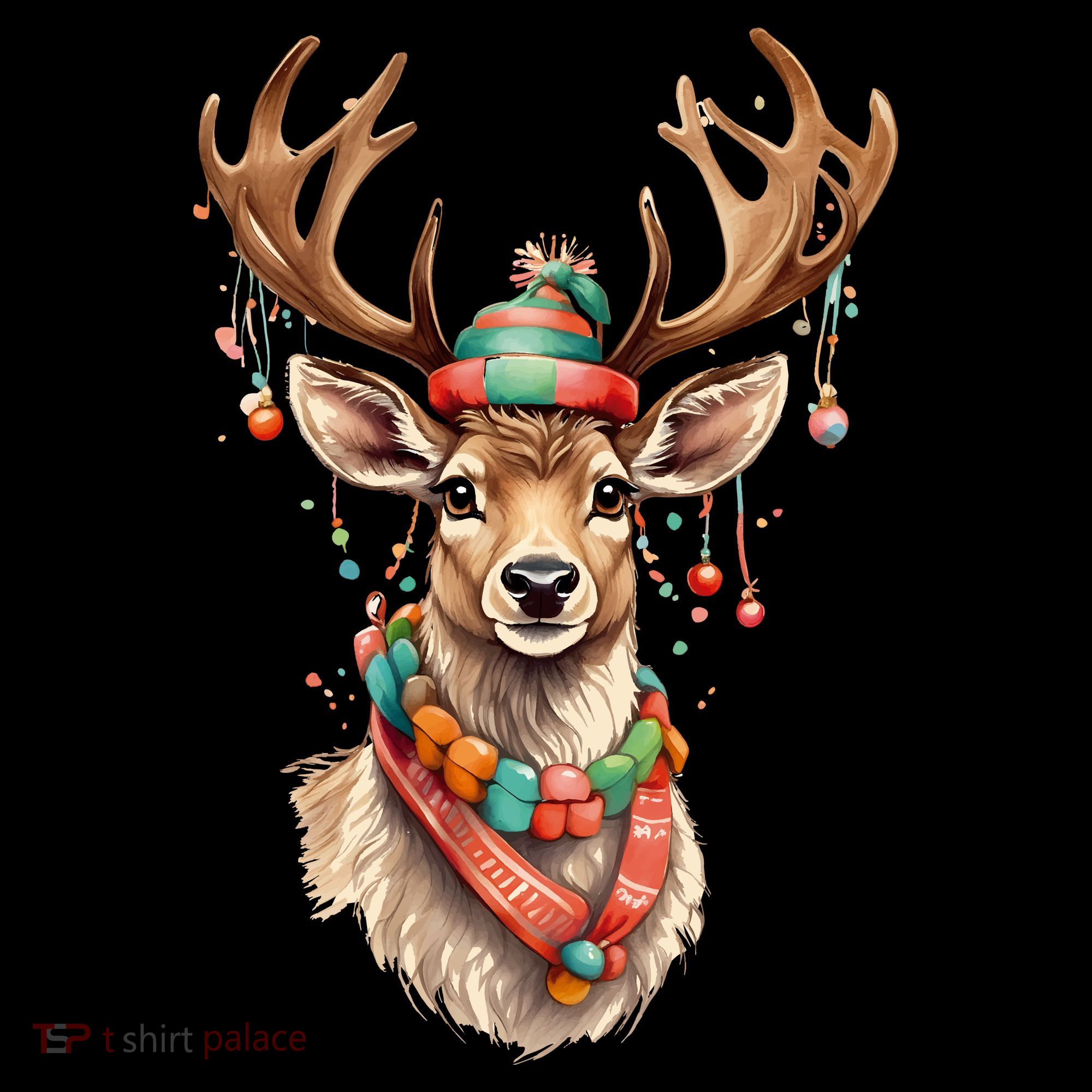 Festive Reindeer Holiday Coffee Mug